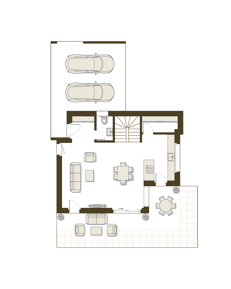 Individuelle C - Rez-de-chaussée